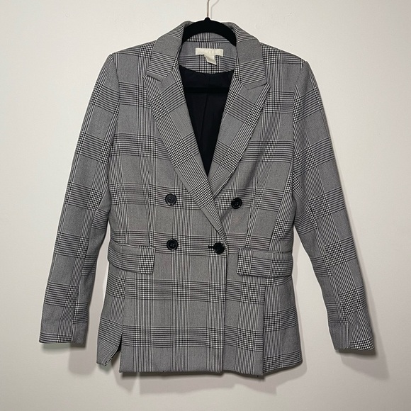 H&M Women’s Double Breasted Woven Fitted Lined Blazer in size 6 - Picture 2 of 8